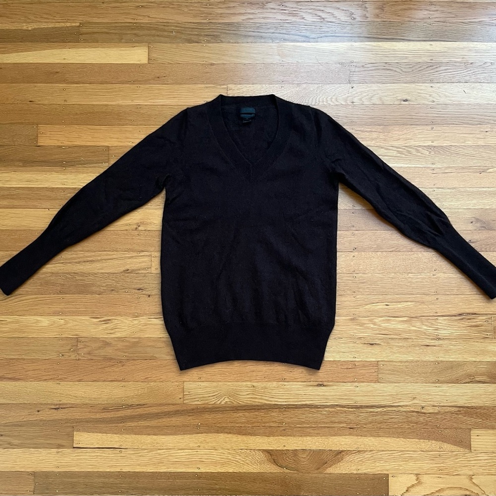 J. Crew cashmere sweater. Chocolate brown. Size medium. Good used condition. $30